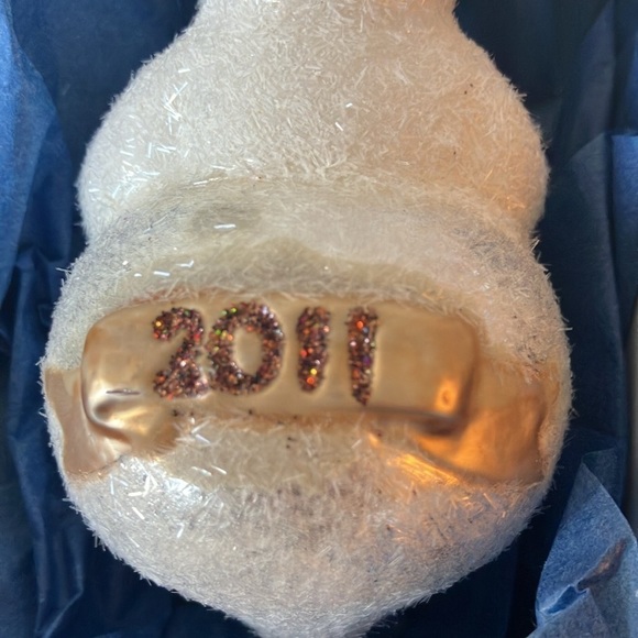 Inge Glass: Heirlooms- 2011 Snow Child Gingerbread/Heart GLASS Ornament- Germany - Picture 4 of 16